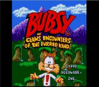 une photo d'Ã©cran de Bubsy in Claws Encounters the Furry Kind sur Nintendo Super Nes
